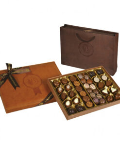 Cutie de praline Bolci Leather Light Brown 500gr